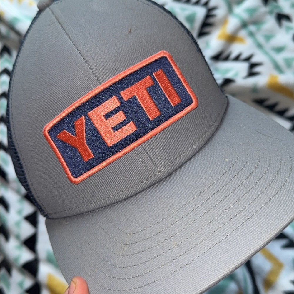 YETI Gray and Blue Women's Hat